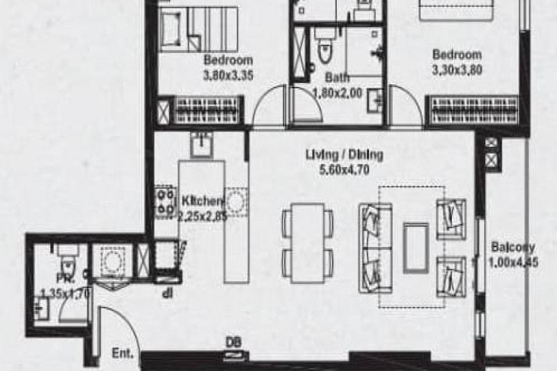 Apartment in United Arab Emirates, in Dubai Production City