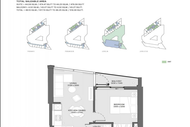 Apartment in United Arab Emirates, in Sobha Hartland