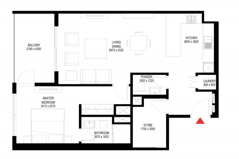 Apartment in United Arab Emirates, in Sobha Hartland