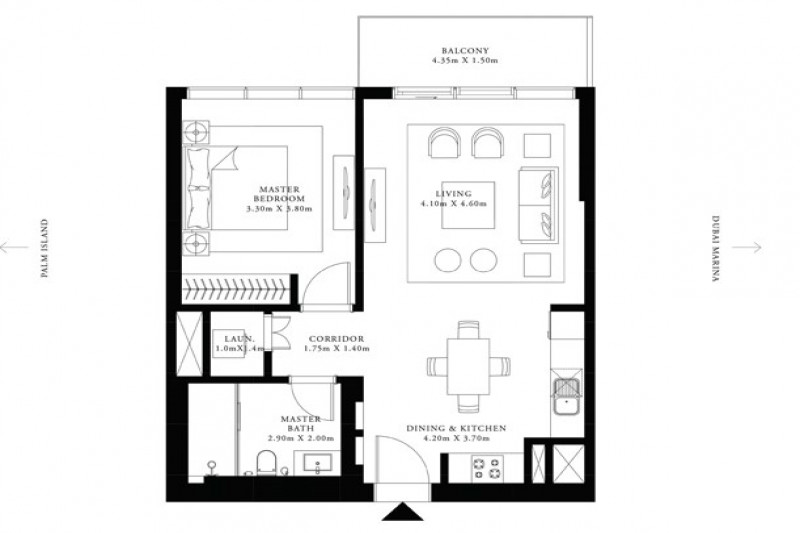 Apartment in United Arab Emirates, in Emaar Beachfront