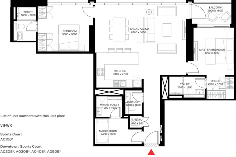 Apartment in United Arab Emirates, in Sobha Hartland